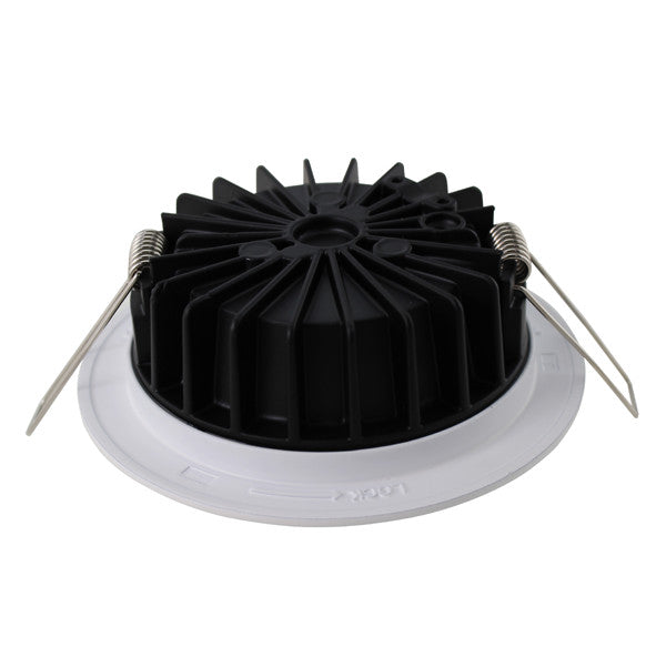 12W Warm White Cool White Dimmable LED Downlights SAA Approved 90mm cutout - Elegant Lighting.
