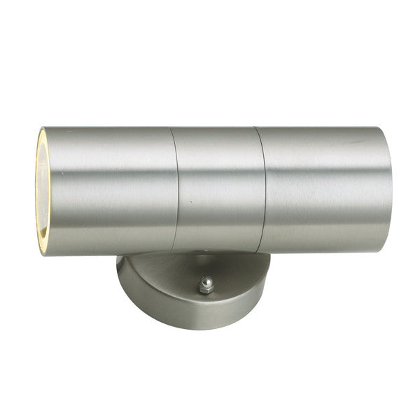 Outdoor Up and Down Wall Light - Stainless Steel Exterior Wall Light GU10 LED - Elegant Lighting.